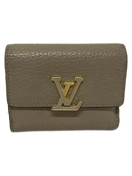 Louis Vuitton Trifold Wallet Capucines Portefeuille XS Galle Leather Cowhide