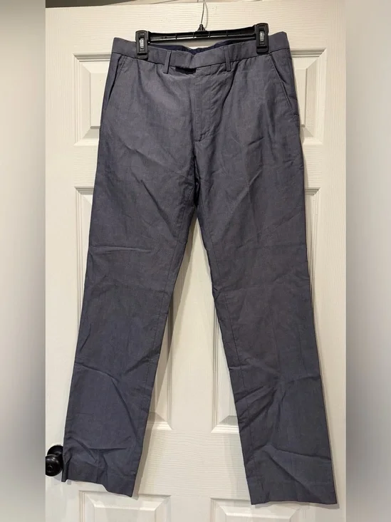 Banana Republic tailored slim fit size 32 x 34 linen blend pants