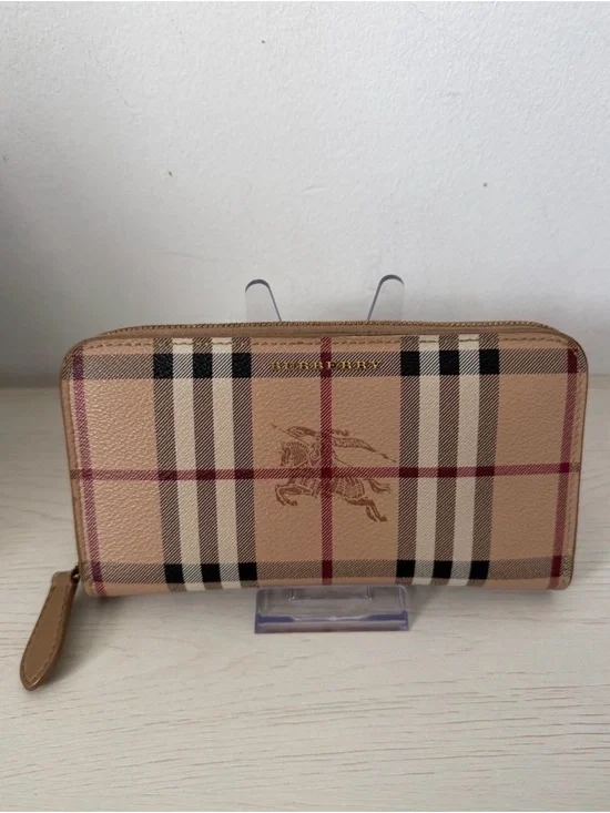 Burberry Long Nova Check Haymarket Wallet
