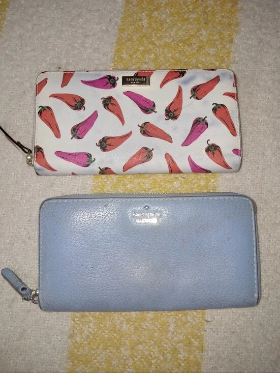 Lot of 2 Kate Spade brand wallets for rehab