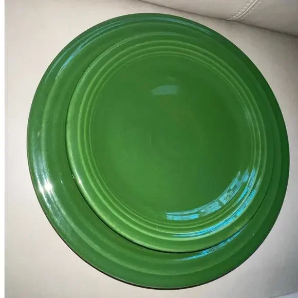 Vintage Fiestaware Forest Green Set: 9.5