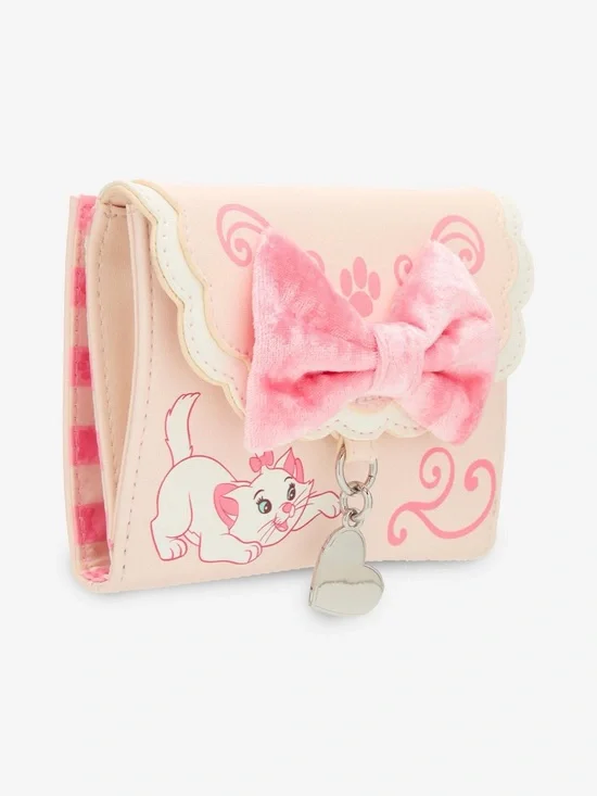 Loungefly Disney The Aristocats Marie Velvet Bow Mini Wallet