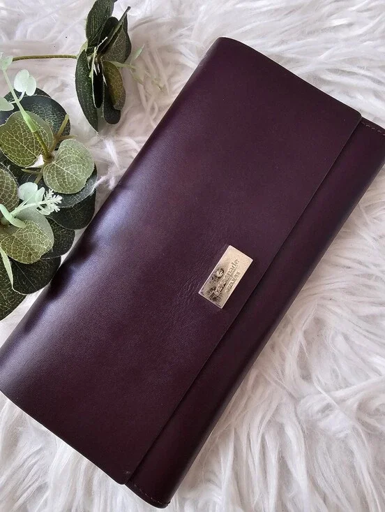 Kate Spade Clutch/Wallet In Beautiful Plum Color