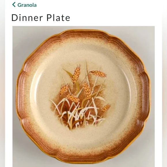 #3 [MIKASA] (2) Dinner Plates: Mikasa Whole Wheat E8001 [3 of 3 pairs]