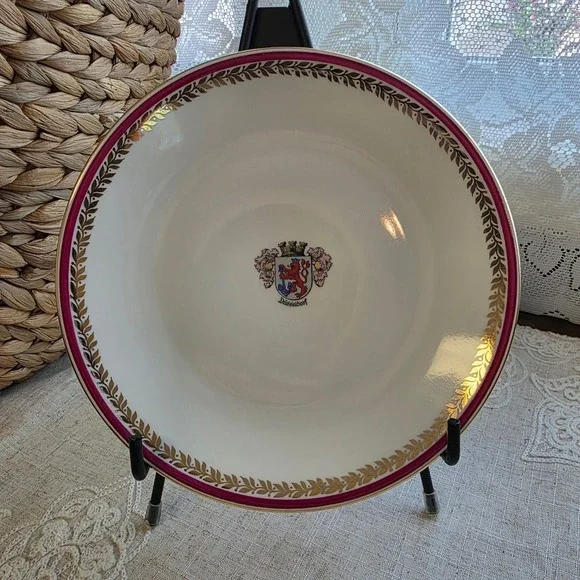 Germany PMR Bavaria Jaeger Co Düsseldorf Crest Bowl 7.5