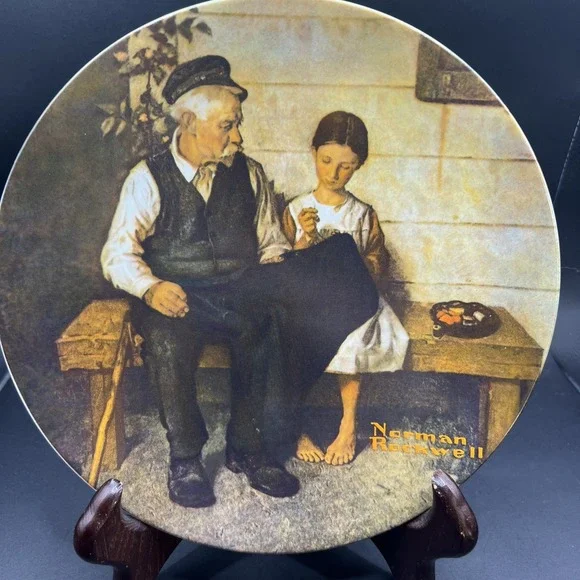 1979 Norman Rockwell The Lighthouse Keeper's Daughter Collector Plate By Knowles