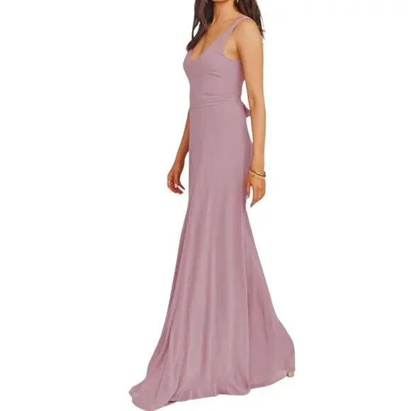 Show Me Your Mumu Jenn Maxi Dress Antique Rose Chiffon XS NWT Romantic Formal