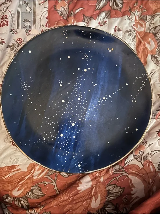 Galaxy Ceramic Salad Plates Set of 4