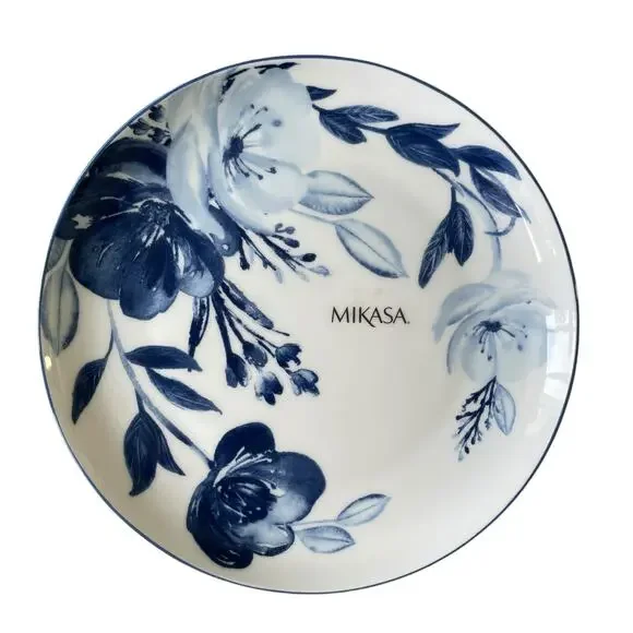 MIKASA Darcy Blue & White Floral Bone China 9