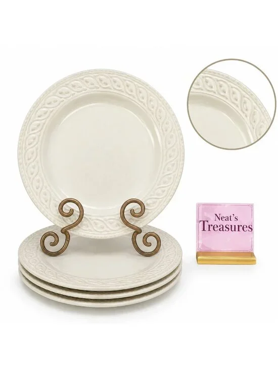 Gibson Everyday Terracotta Detail Embossed Rim Ceramic 11