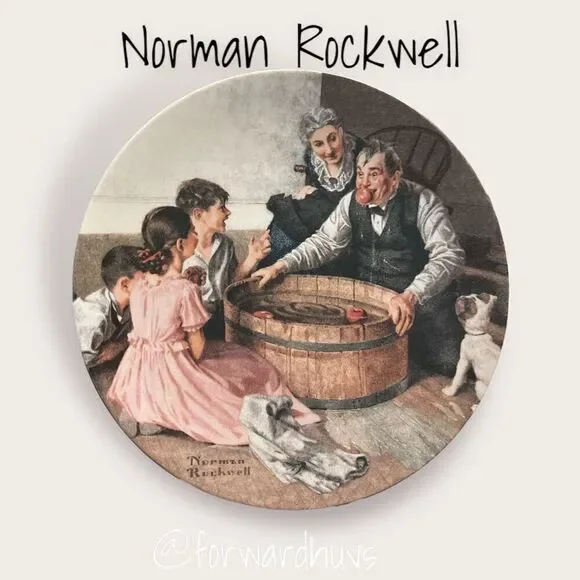 Norman Rockwell Heritage Collection Limited Edition Plate  “The Halloween Frolic