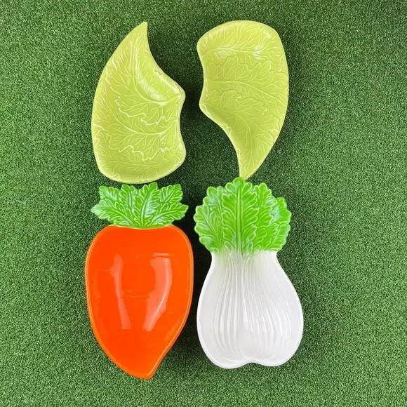 Vintage Ceramic Serving Dishes Vegetables Shaped Lot