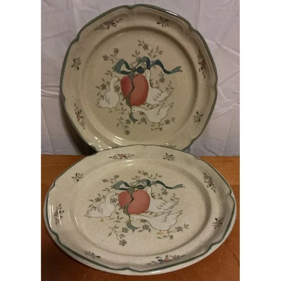 Vintage Marmalade Goose International Stoneware- Set Of 2  11