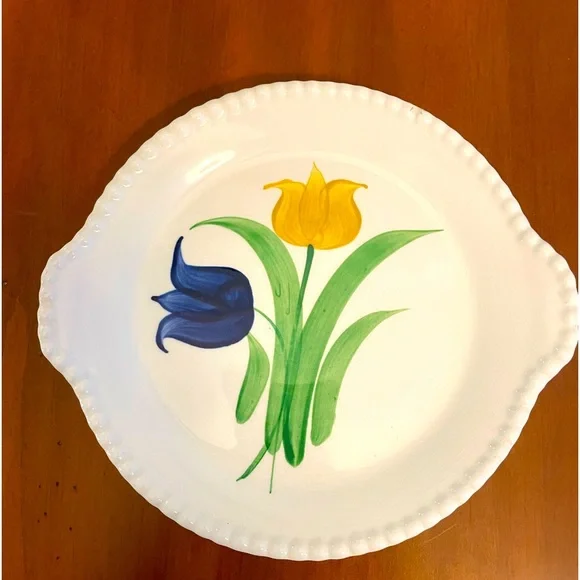 Vintage Franklin Kent‎ tulip plate
