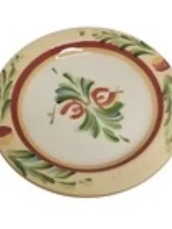Gail Pittman Siena Garland Ceramic Bread Butter Plate 6 7/8