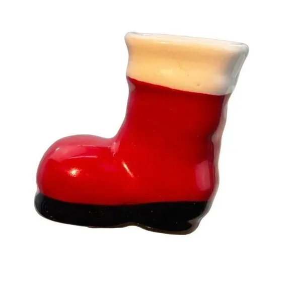 Nora Fleming Santa Clause Boot Mini Platter Charm