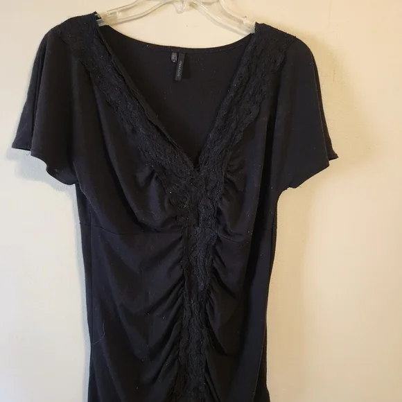 Maurices Charcoal V-Neck Top