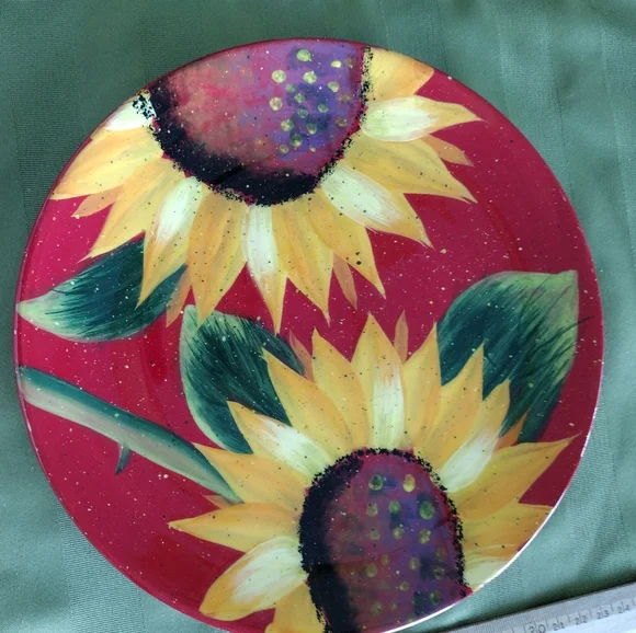🌻 Sunflower Salad Plate 8.5