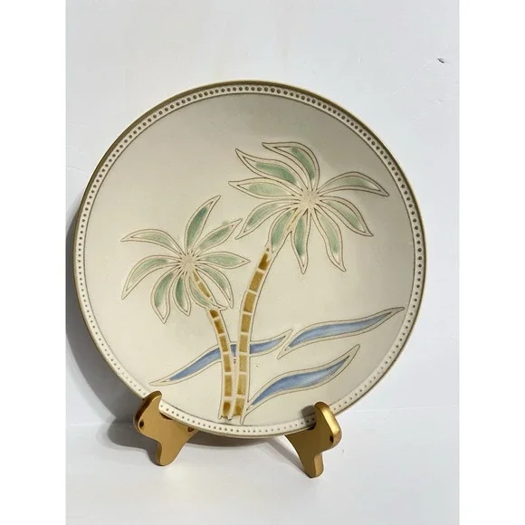 PFALTZGRAFF Palm Tree Dinner Plates 11 1/8