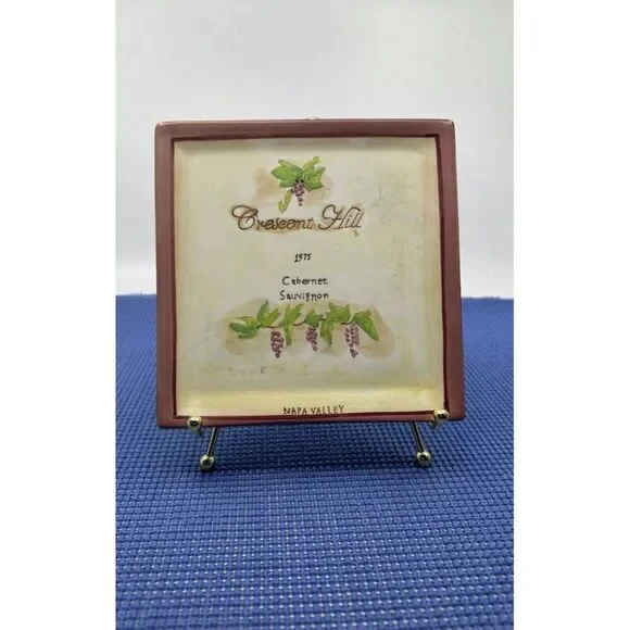 American Atelier Napa Crescent Hill 1975‎ Cabernet Sauvignon Square Plate  5309