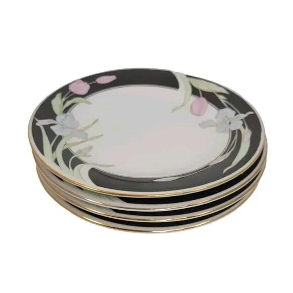 Set of 4 Fairfield Vanessa Fine China 7-3/8