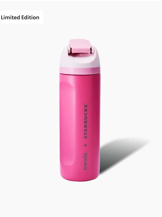 Owala x Starbucks Pink Travel Tumbler
