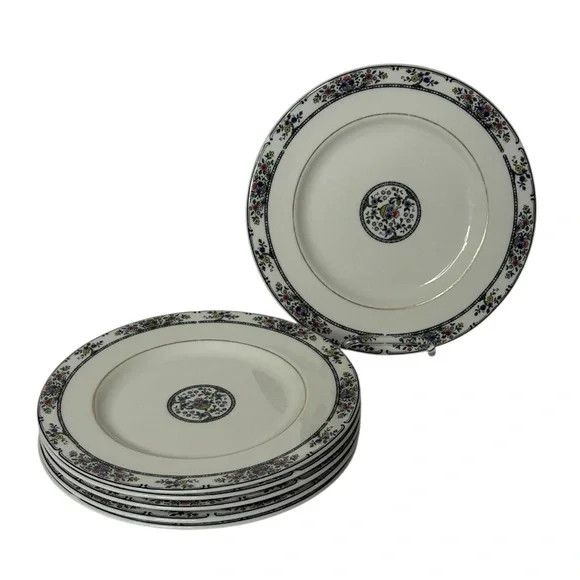 Vintage1975 Royal Doulton‎ Tavistock Floral China Luncheon Plates 8