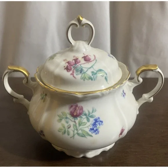 Edelstein Florabell Maria‎ Theresia Sugar Bowl With Lid