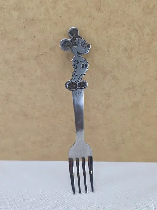 vintage stainless steel Mickey Mouse handle