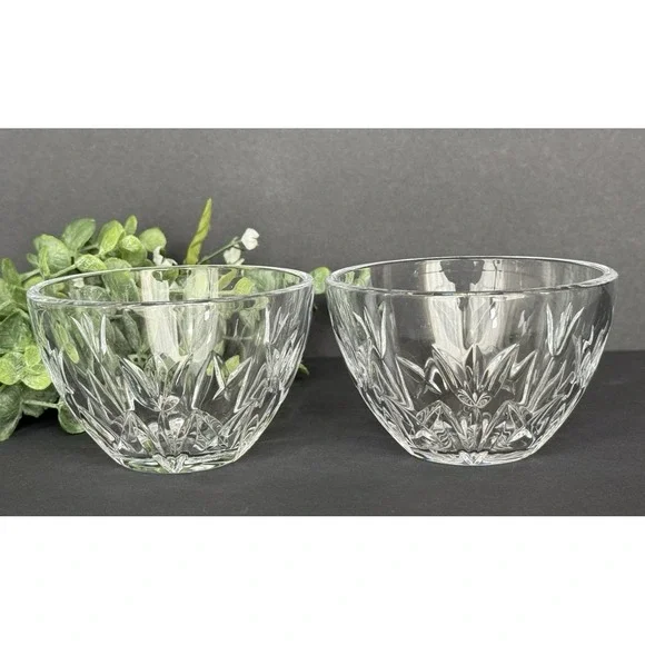 Set of 2 WATERFORD Crystal Condiment 4
