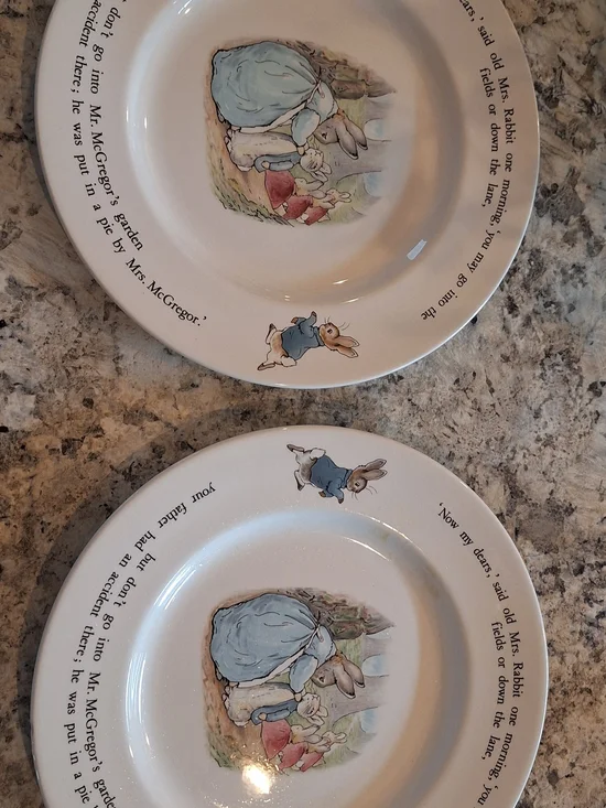Wedgwood Peter Rabbit Children's Dinner Plate - Set of 2