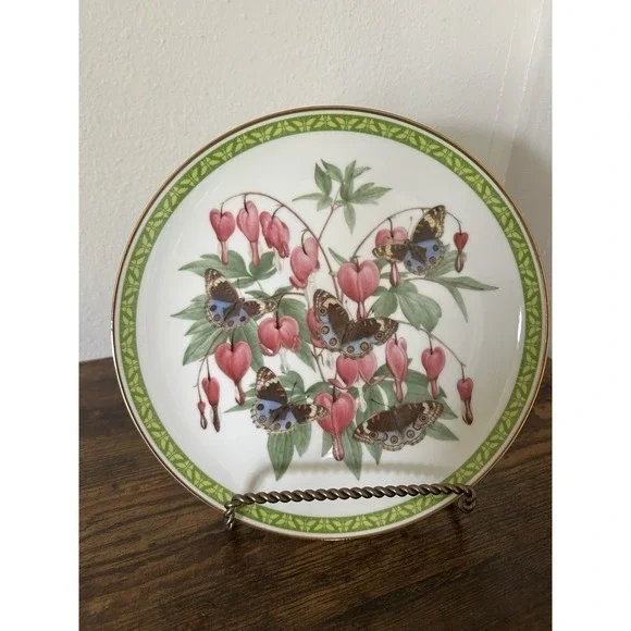 Butterflies Of The‎ World Wilkinson Franklin Porcelain Plate 1983 Eyed Pansy