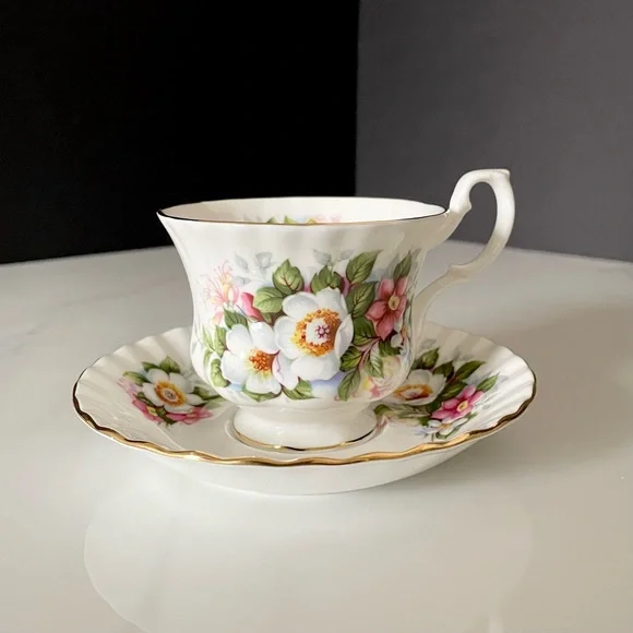 Woodborough Cup & Saucer by Royal Albert
