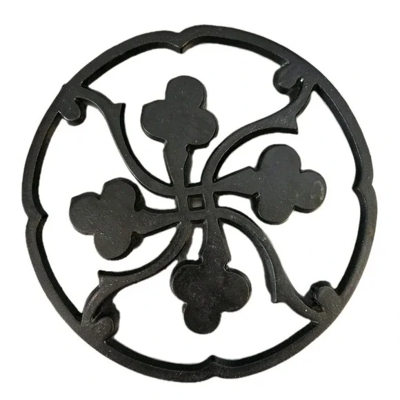 Dansk‎ By Gunner Cyren Trivet Black Cast Iron 7.5