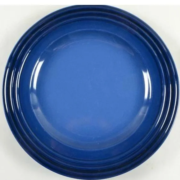 Le Creuset Stoneware Indigo Blue Salad Plates Set of 2