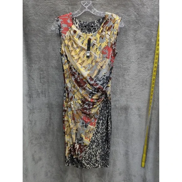 Nic+Zoe Dress Women's Small Abstract‎ Multicolor Sleeveless