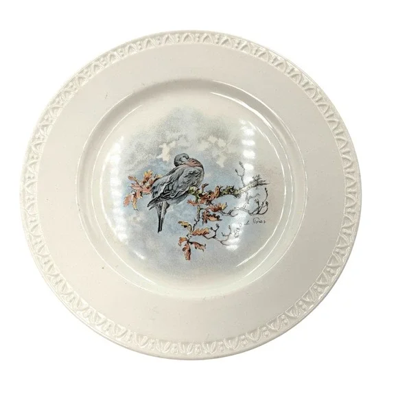 Villeroy & Boch Decor Fontainebleau Bird Plate X De‎ Poret Luxembourg 8 Inch