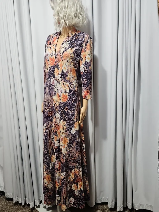 Soft Surroundings Floral Maxi Dress