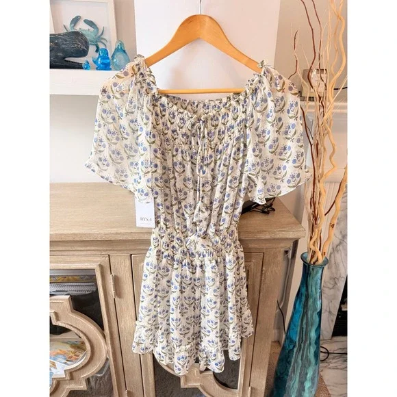 Misa Los Angeles Severine Dress Women Blue XS