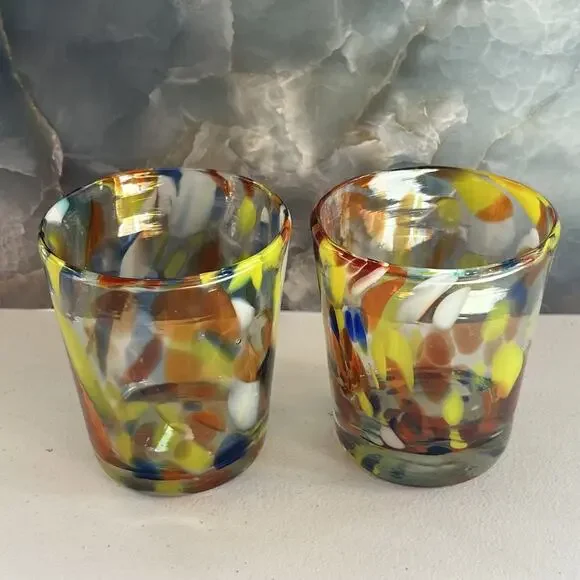 Hand Blown Drinking Glasses 4