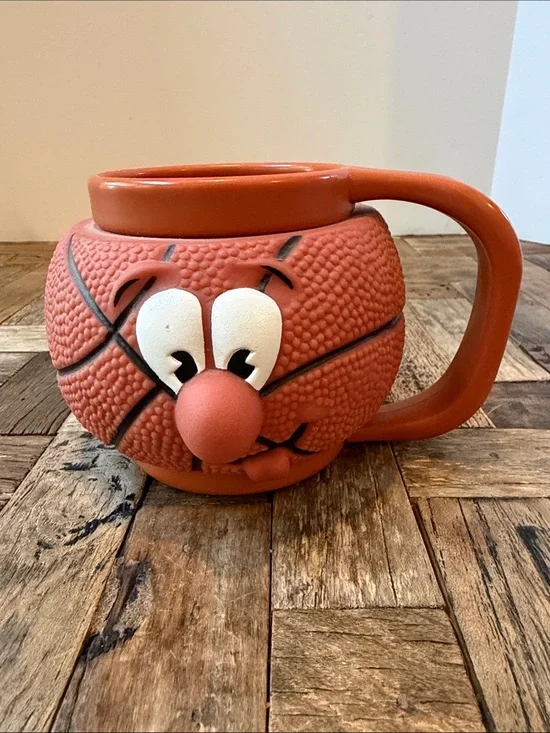 Basketball Character Plastic Cartoon Mug