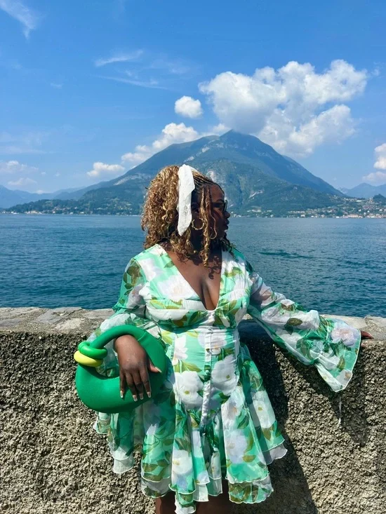 ASOS Green Floral  Mini Dress