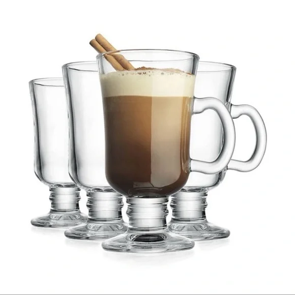 4 Barista Espresso Mugs Set NIB