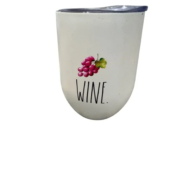 RAE DUNN‎ Insulated Stainless Steel Wine Tumbler BEACH BABE