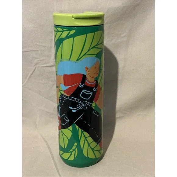 New‎ Starbucks Artist Collaboration Monyee Chau 16oz Tumbler Stainless Steel