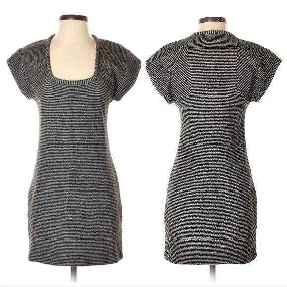 Vena Cava striped wool cotton blend shift dress M