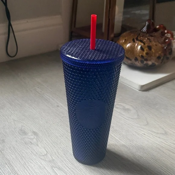 Starbucks University of Arizona Studded Tumbler Blue Tumbler with Red Straw