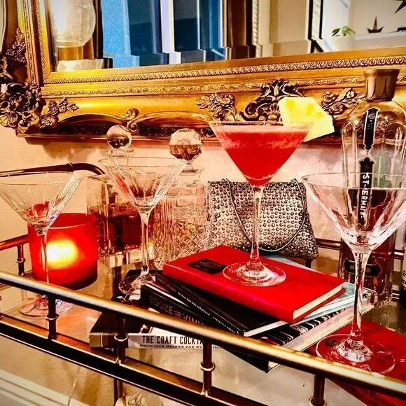 ♥️ Zweisel Glas crystal Martini glasses, set of 4