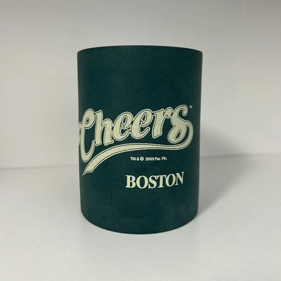 Cheers Pub Bar Beer Boston‎ 2003 Green Koozie 1396