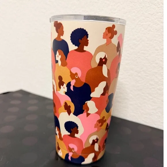 OCS Designs 17oz Insulated Stainless‎ Steel Tumbler Diverse Women Print Mug